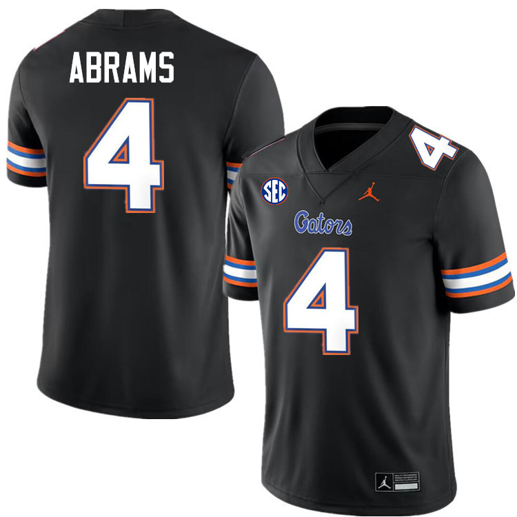 #4 TJ Abrams Gators Jersey,Florida Gators College Football Jerseys Stitched-Black  #4 TJ Abrams Gators Jersey,Florida Gators College Football Jerseys Stitched-Black